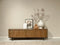 Livingfurn - TV Meubel Noor Natural 170cm - Mangohout / Gecoat Staal