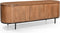 Livingfurn - TV Meubel Noor Natural 170cm - Mangohout / Gecoat Staal