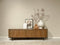 Livingfurn - TV Meubel Noor Natural 210cm - Mangohout / Gecoat Staal