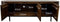 Livingfurn - TV Meubel Noor Walnut 170cm - Mangohout / Gecoat Staal