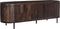 Livingfurn - TV Meubel Noor Walnut 170cm - Mangohout / Gecoat Staal