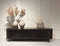 Livingfurn - TV Meubel Noor Walnut 210cm - Mangohout / Gecoat Staal