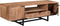 Livingfurn - TV Meubel Valdez 150 cm - Mangohout / Gecoat Staal