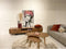 Livingfurn - TV Meubel Valdez 220 cm - Mangohout / Gecoat Staal
