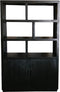 Livingfurn - Vitrinekast Jaxx Black 120cm - Mangohout