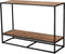 Livingfurn - Wandtafel Dakota 120 cm - Riverwood / Gecoat Staal