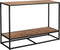 Livingfurn - Wandtafel Dakota 120 cm - Riverwood / Gecoat Staal