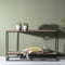 Livingfurn - Wandtafel Dakota 120 cm - Riverwood / Gecoat Staal