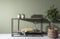 Livingfurn - Wandtafel Dakota 120 cm - Riverwood / Gecoat Staal