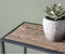 Livingfurn - Wandtafel Dakota 120 cm - Riverwood / Gecoat Staal