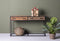 Livingfurn - Wandtafel Dakota Dr 120 cm - Riverwood / Gecoat Staal