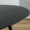 Livingfurn - Zwart Eetkamertafel Oslo - Web - Acasia Hout - 200 cm