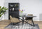 Livingfurn - Zwart Eetkamertafel Oslo - Web - Acasia Hout - 200 cm