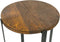 Liviza Bijzettafel hout Corta - Mangohout - Rond Hout - 55 cm , 40 cm , 40 cm
