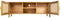 Liviza Dressoir Mona - Mangohout - Rechthoek Bruin - 50 cm , 35 cm , 140 cm