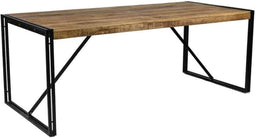 Liviza Eettafel Vedella 180 x 90 cm - Mangohout - Rechthoek Hout - 75 cm , 180 cm , 90 cm