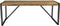Liviza Eettafel Vedella 180 x 90 cm - Mangohout - Rechthoek Hout - 75 cm , 180 cm , 90 cm