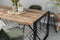 Liviza Eettafel Vedella 220 x 90 cm - Mangohout - Rechthoek Hout - 75 cm , 220 cm , 90 cm