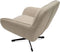 Liviza Fauteuil Donato - Draaibaar Oat - Stof - Rechthoek Wit - 74 cm , 75 cm , 79 cm