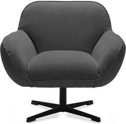 Liviza Fauteuil Donato - Draaibaar Seal - Stof - Rechthoek Grijs - 74 cm , 75 cm , 79 cm