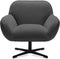 Liviza Fauteuil Donato - Draaibaar Seal - Stof - Rechthoek Grijs - 74 cm , 75 cm , 79 cm