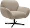 Liviza Fauteuil Donato - Draaibaar Seal - Stof - Rechthoek Grijs - 74 cm , 75 cm , 79 cm