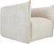 Liviza Fauteuil met armleuning Nuvio - Stof - Rechthoek Grijs - 69 cm , 97 cm , 92 cm