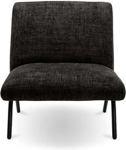 Liviza Fauteuil Oveja Asphalt - Stof - Rechthoek Zwart - 72 cm , 80 cm , 64 cm