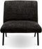 Liviza Fauteuil Oveja Asphalt - Stof - Rechthoek Zwart - 72 cm , 80 cm , 64 cm
