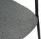 Liviza Linnen stoel Beni - antraciet - Linnen - Rond Antraciet - 77 cm , 53 cm , 55 cm
