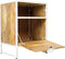 Liviza Nachtkastje Andel - Mangohout - Rechthoek Wit - 53 cm , 32 cm , 40 cm