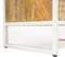Liviza Nachtkastje Andel - Mangohout - Rechthoek Wit - 53 cm , 32 cm , 40 cm