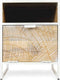 Liviza Nachtkastje Andel - Mangohout - Rechthoek Wit - 53 cm , 32 cm , 40 cm