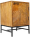 Liviza Nachtkastje Mistral - rechts - Mangohout - Rechthoek Bruin - 55 cm , 38 cm , 38 cm