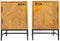 Liviza Nachtkastje Mistral - rechts - Mangohout - Rechthoek Bruin - 55 cm , 38 cm , 38 cm