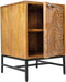 Liviza Nachtkastje Mistral - rechts - Mangohout - Rechthoek Bruin - 55 cm , 38 cm , 38 cm