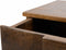 Liviza Nachtkastje Mondria - Mangohout - Rechthoek Bruin - 48 cm , 40 cm , 60 cm