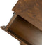 Liviza Nachtkastje Mondria - Mangohout - Rechthoek Bruin - 48 cm , 40 cm , 60 cm