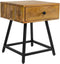 Liviza Nachtkastje Siesta - Mangohout - Rechthoek Hout - 50 cm , 40 cm , 40 cm