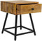 Liviza Nachtkastje Siesta - Mangohout - Rechthoek Hout - 50 cm , 40 cm , 40 cm