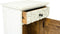 Liviza Nachtkastje wit Aida - Mangohout - Rechthoek Wit - 60 cm , 40 cm , 30 cm