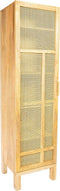 Liviza Opbergkast Mona - Mangohout - Rechthoek Bruin - 190 cm , 50 cm , 45 cm