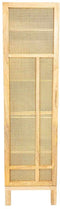 Liviza Opbergkast Mona - Mangohout - Rechthoek Bruin - 190 cm , 50 cm , 45 cm