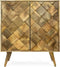 Liviza Opbergkast Savion - Mangohout - Rechthoek Bruin - 90 cm , 80 cm , 40 cm