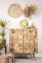 Liviza Opbergkast Savion - Mangohout - Rechthoek Bruin - 90 cm , 80 cm , 40 cm