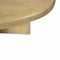 Liviza Salontafel Valo - Mangohout - Rond Bruin - 42 cm , 60 cm , 100 cm