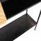 Liviza Sidetable Grados - Eiken - Rechthoek Zwart - 90 cm , 30 cm , 100 cm