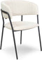 Liviza Stoel Beni linnen beige - Linnen - Rond Beige - 78 cm , 55.5 cm , 54 cm