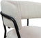 Liviza Stoel Beni linnen beige - Linnen - Rond Beige - 78 cm , 55.5 cm , 54 cm