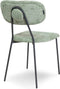 Liviza Stoel Vatir Forrest groen - Polyester - Rond Groen - 83 cm , 44.5 cm , 53 cm